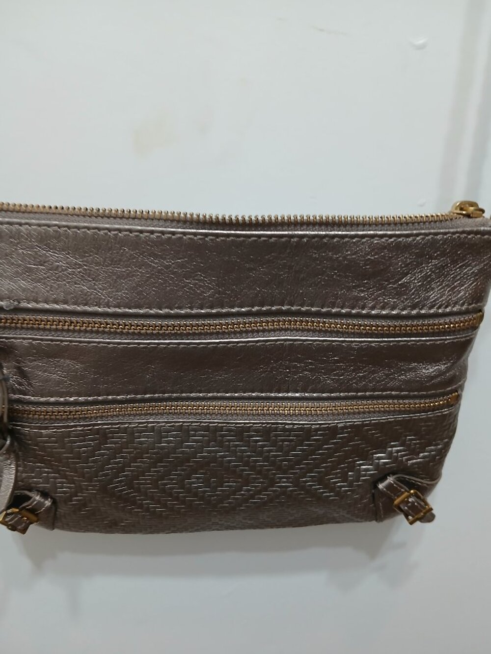 Elliott Luca Metallic Bronze Crossbody